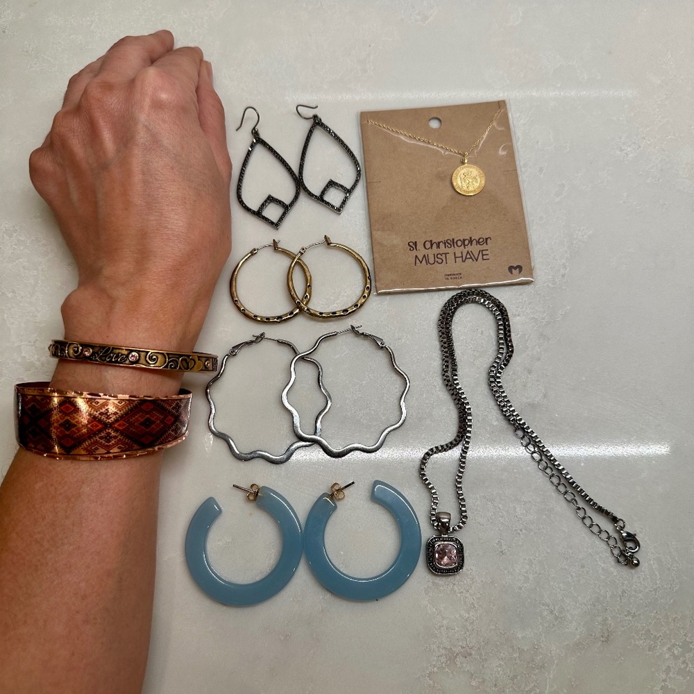 8 piece Madewell, Lucky Brand, Coldwater Creek jewelry bundle